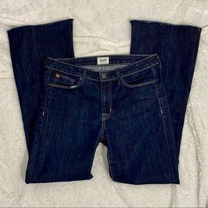Hudson Wide Flare Jeans Women's Size 28 Raw Hem Made in USA